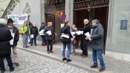 protest vor dem Rathaus März 2018 (2)